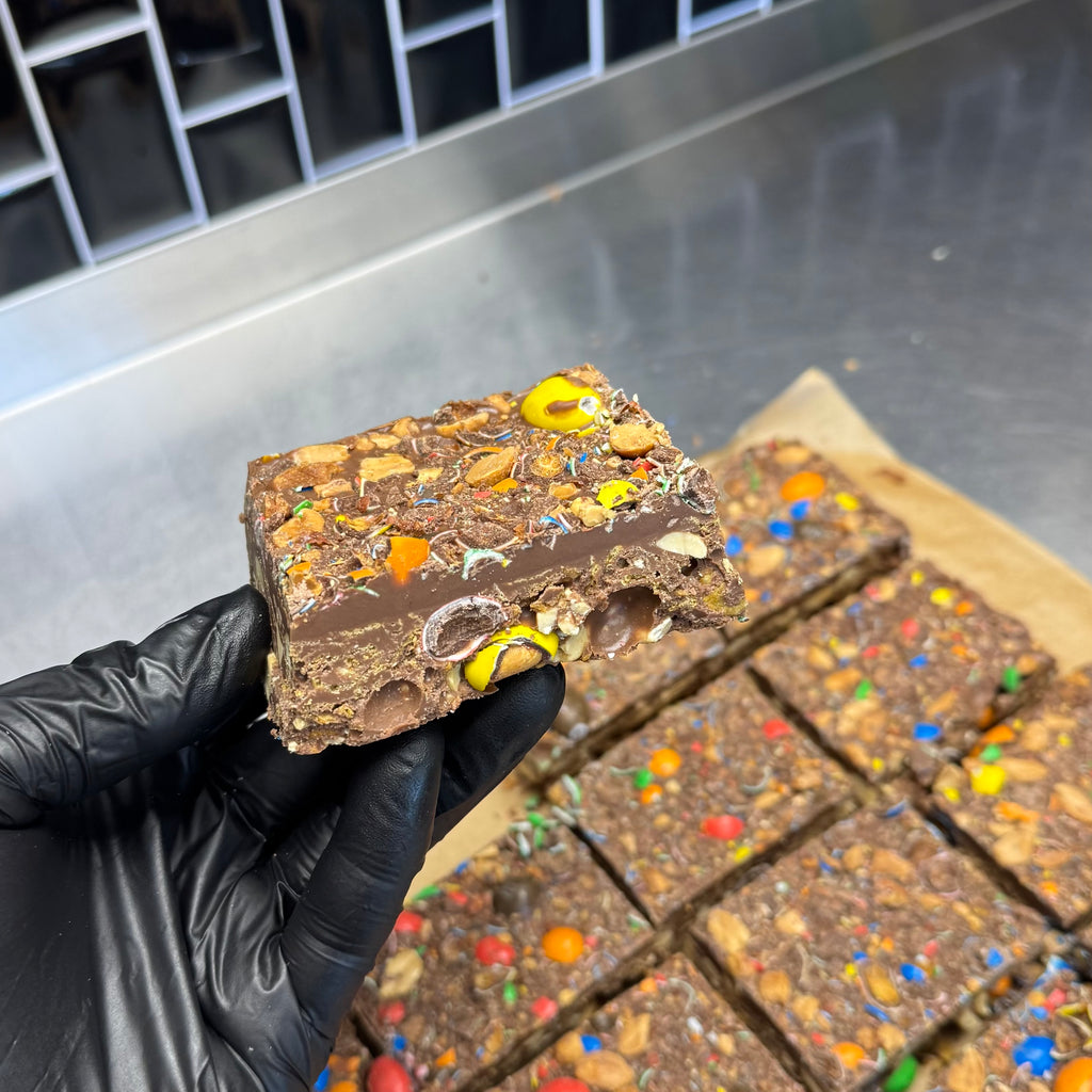 Peanut M&M Cornflake Cake Recipe