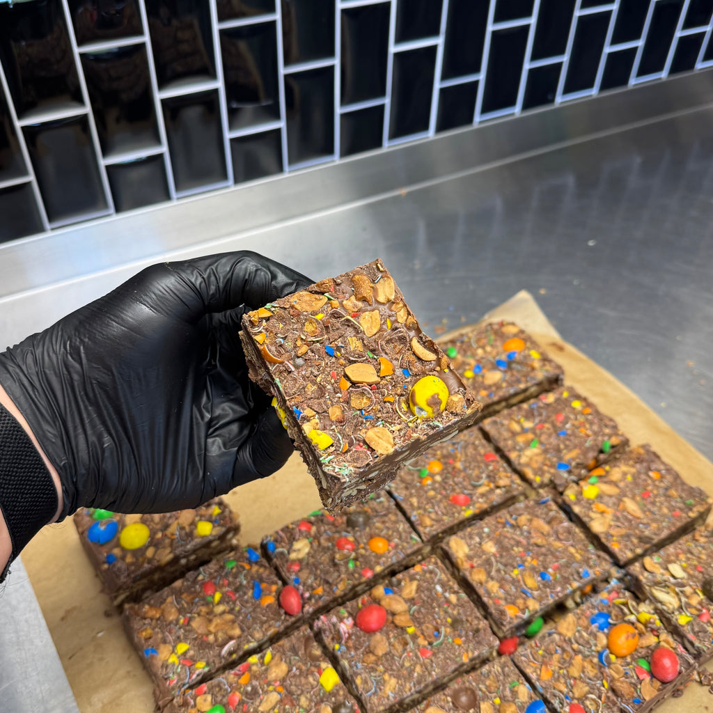 Peanut M&M Cornflake Cake Recipe