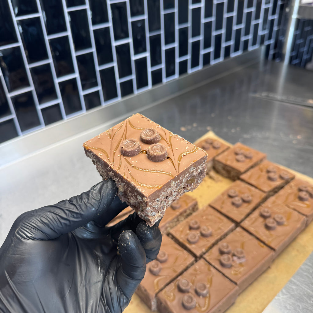 Rolo Crispy Cake Recipe