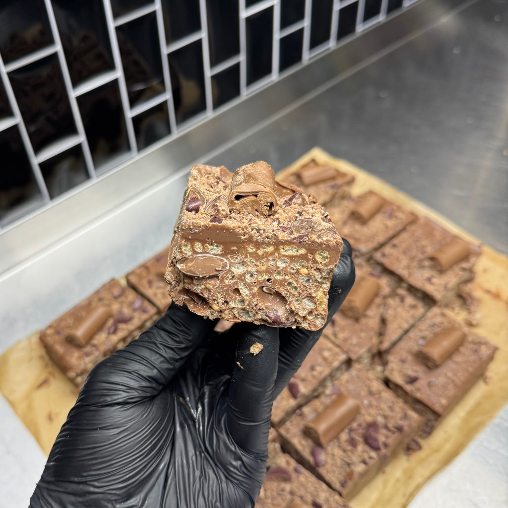 Galaxy Ripple and Minstrels Crispy Cake Recipe