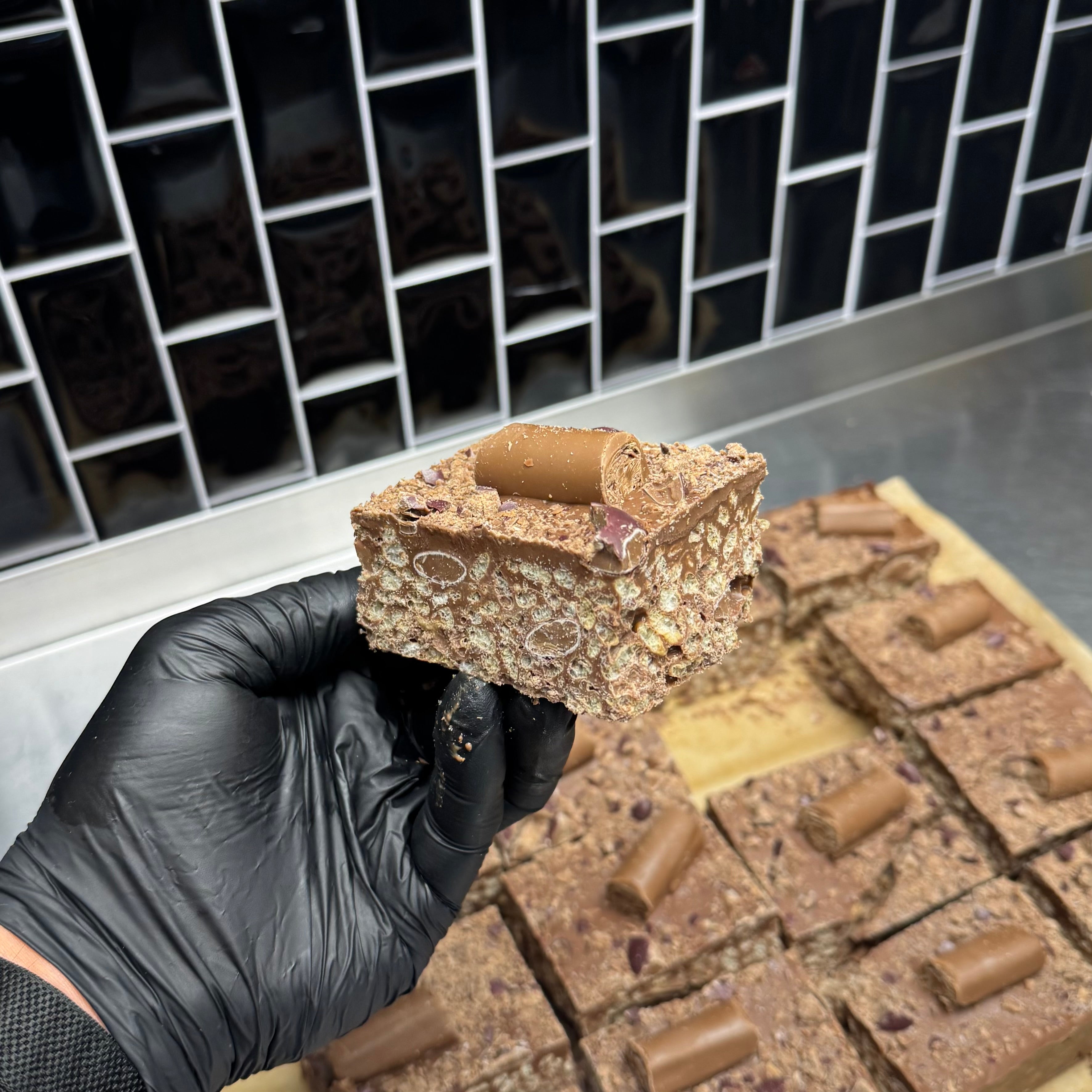 Galaxy Ripple and Minstrels Crispy Cake Recipe