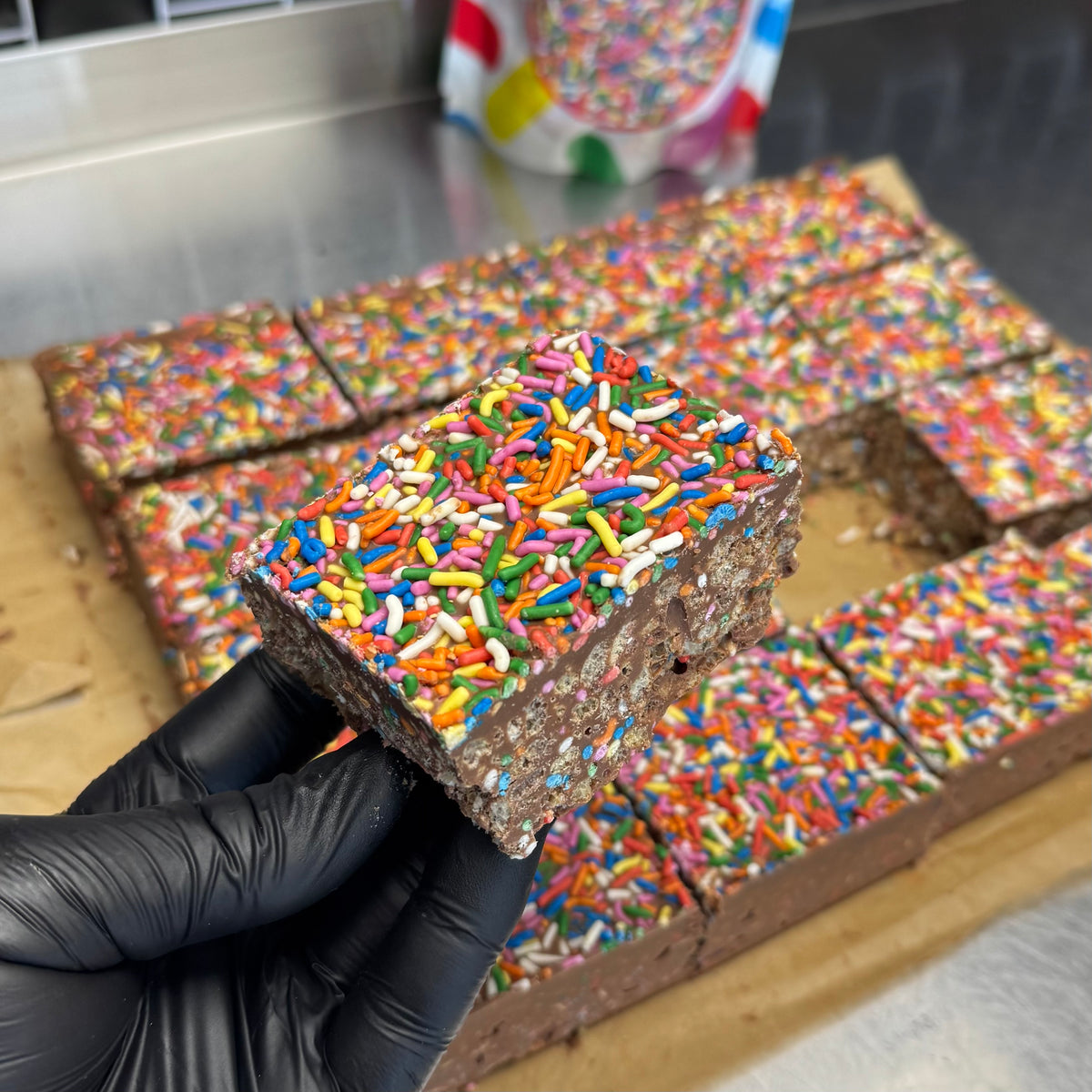 Sprinkles Crispy Cake Recipe