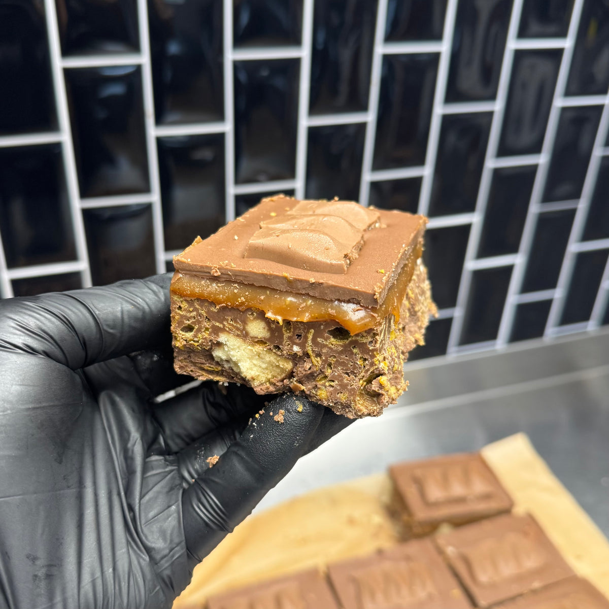 Galaxy Millionaires Crumble Cornflake Cake Recipe