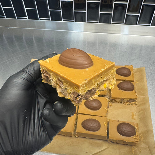 Biscoff Egg Cornflake Cake Recipe