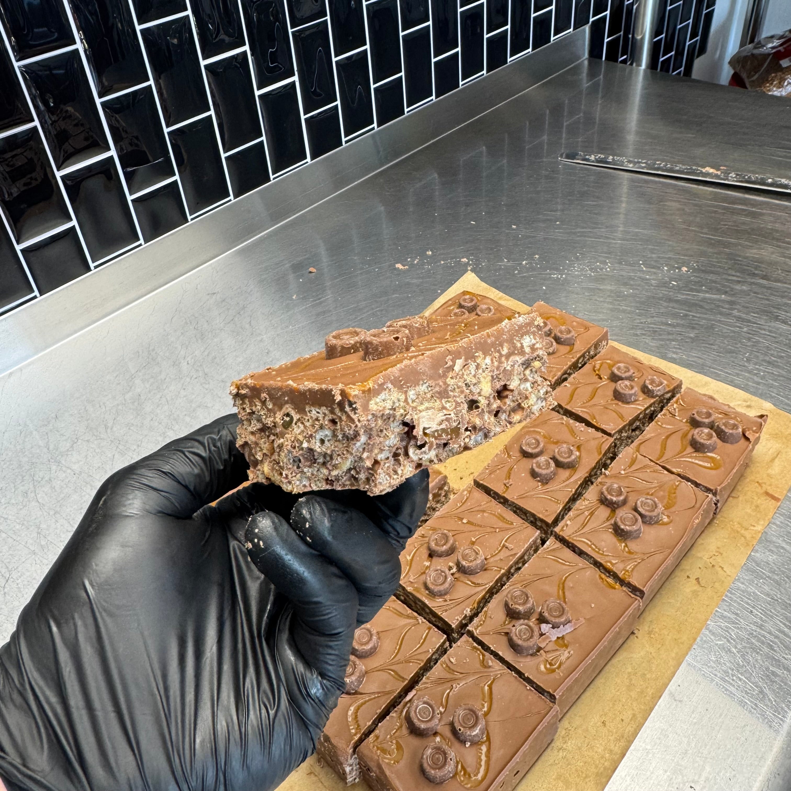 Rolo Crispy Cake Recipe