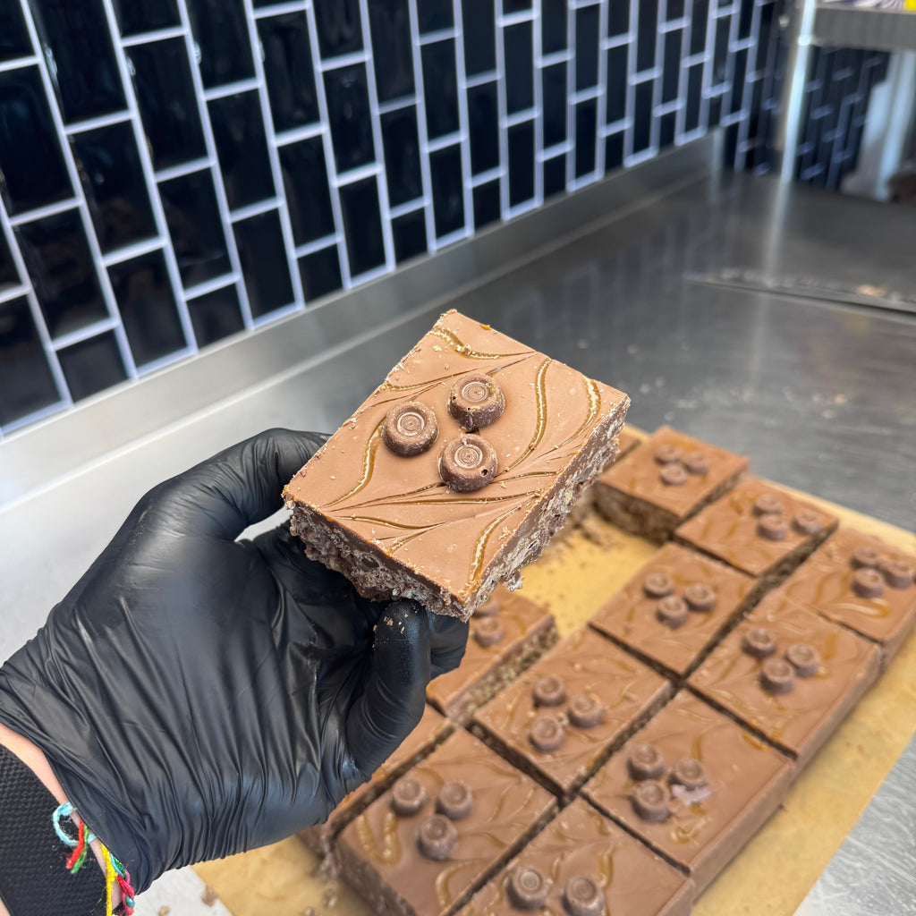 Rolo Crispy Cake Recipe