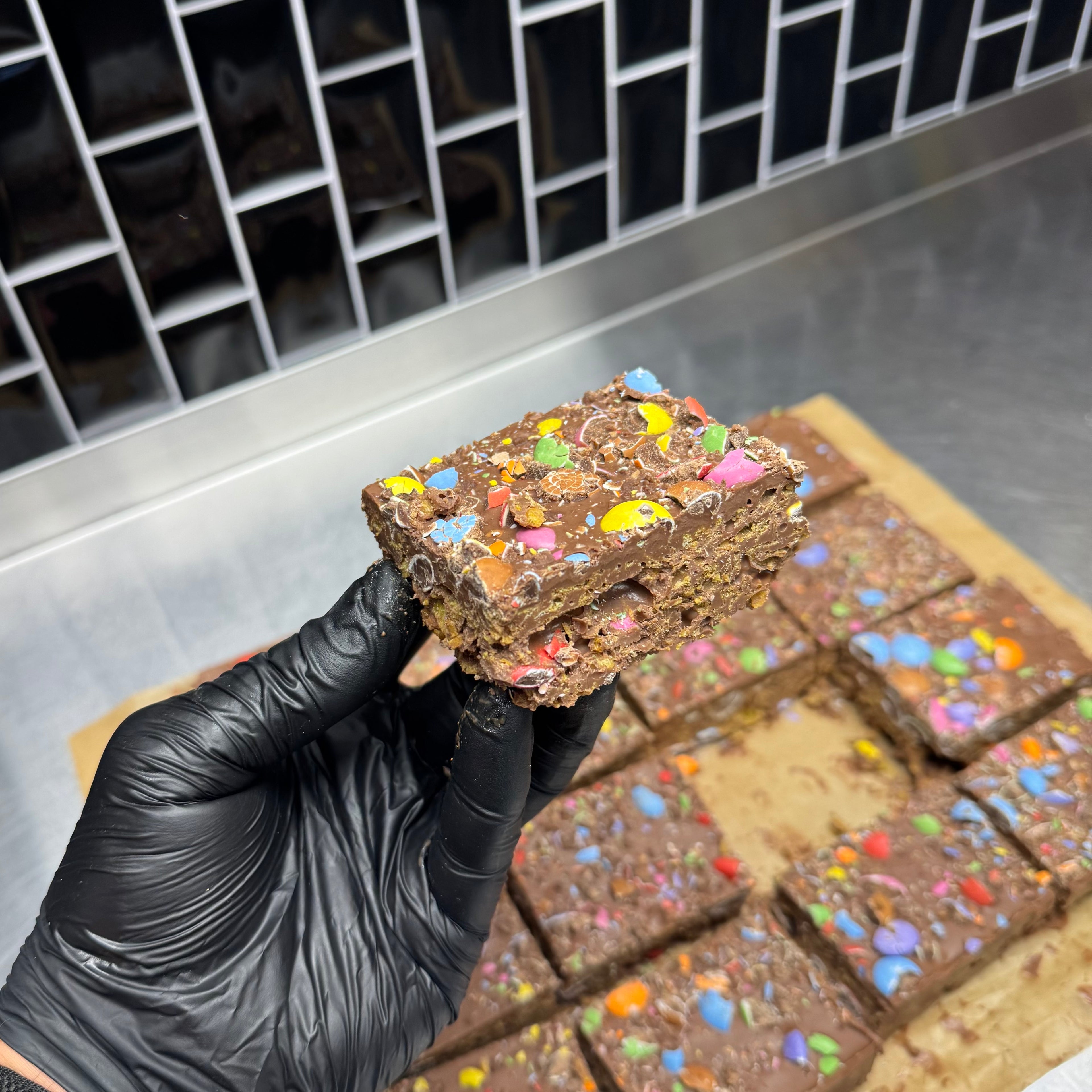 Smarties Cornflake Cake Recipe
