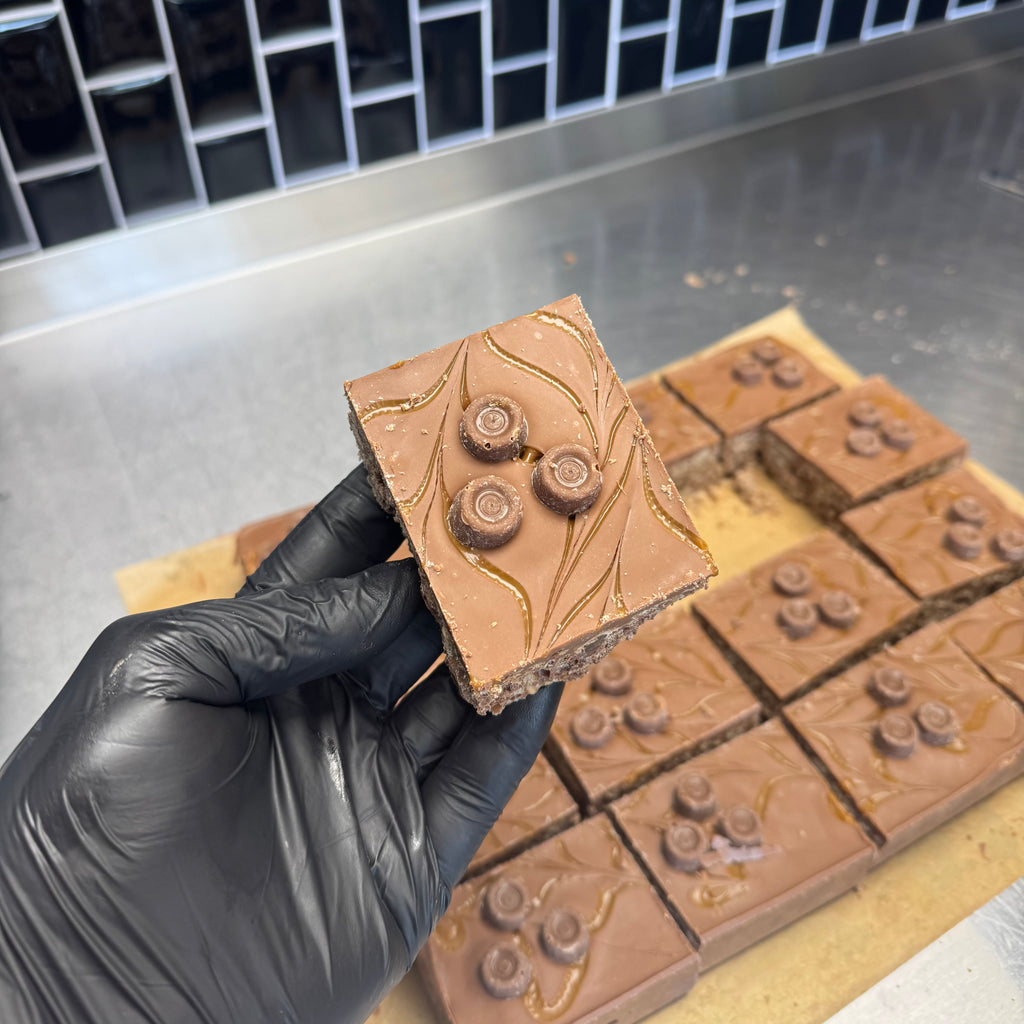 Rolo Crispy Cake Recipe