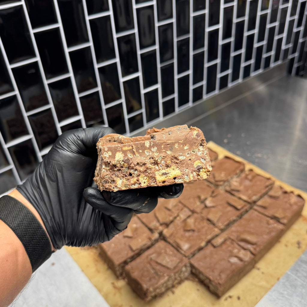 Galaxy Cookie Crumble Crispy Cake Recipe