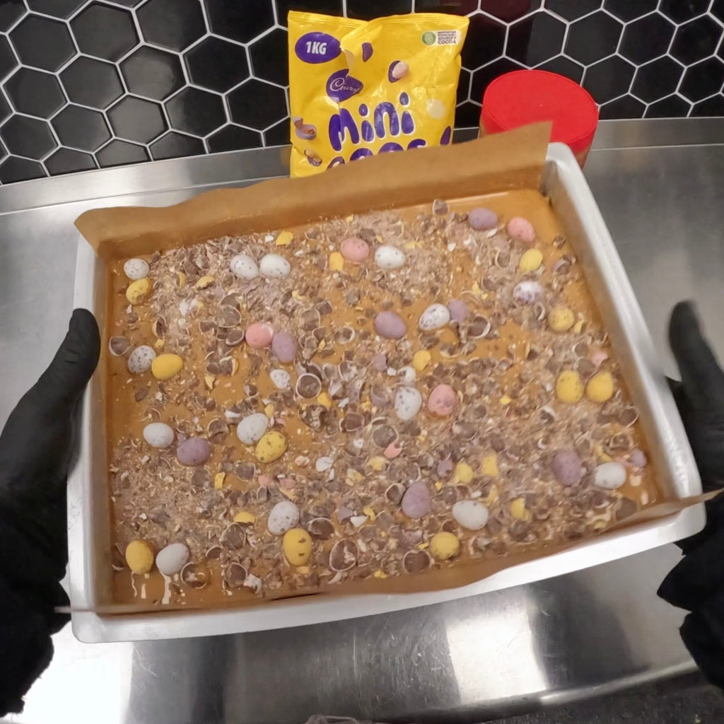 Biscoff Mini Egg Cornflake Cake Recipe