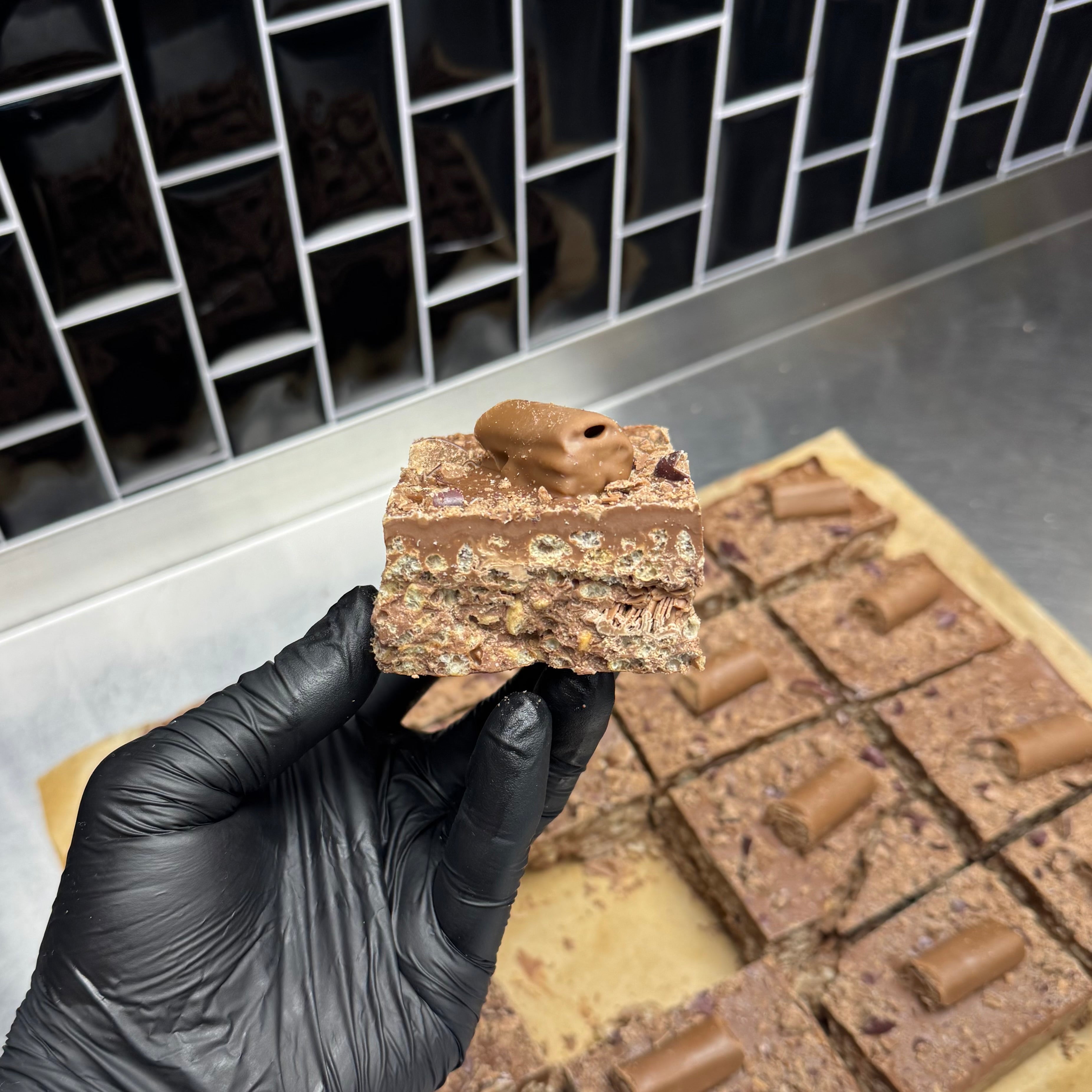 Galaxy Ripple and Minstrels Crispy Cake Recipe
