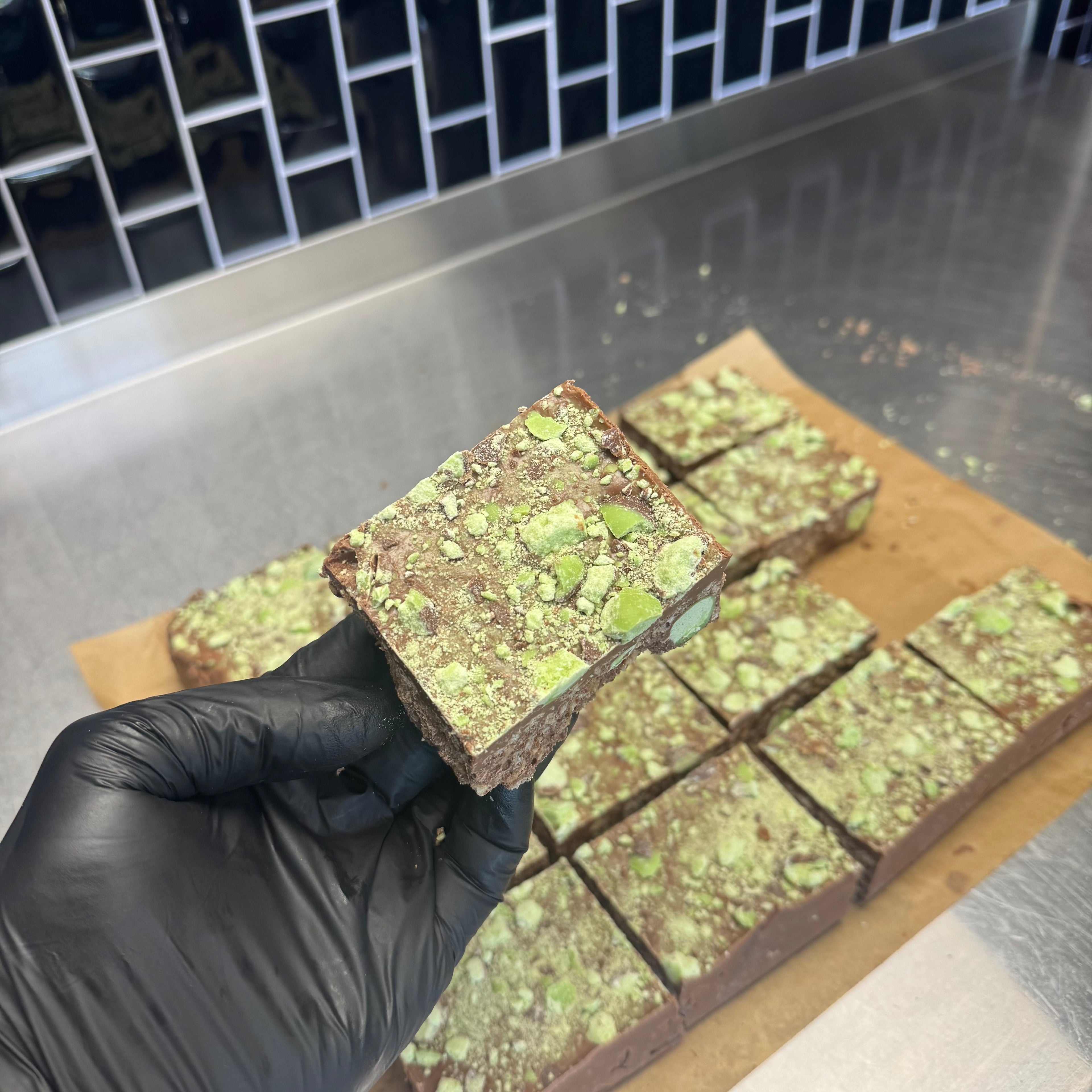 Mint Aero Crispy Cake Recipe