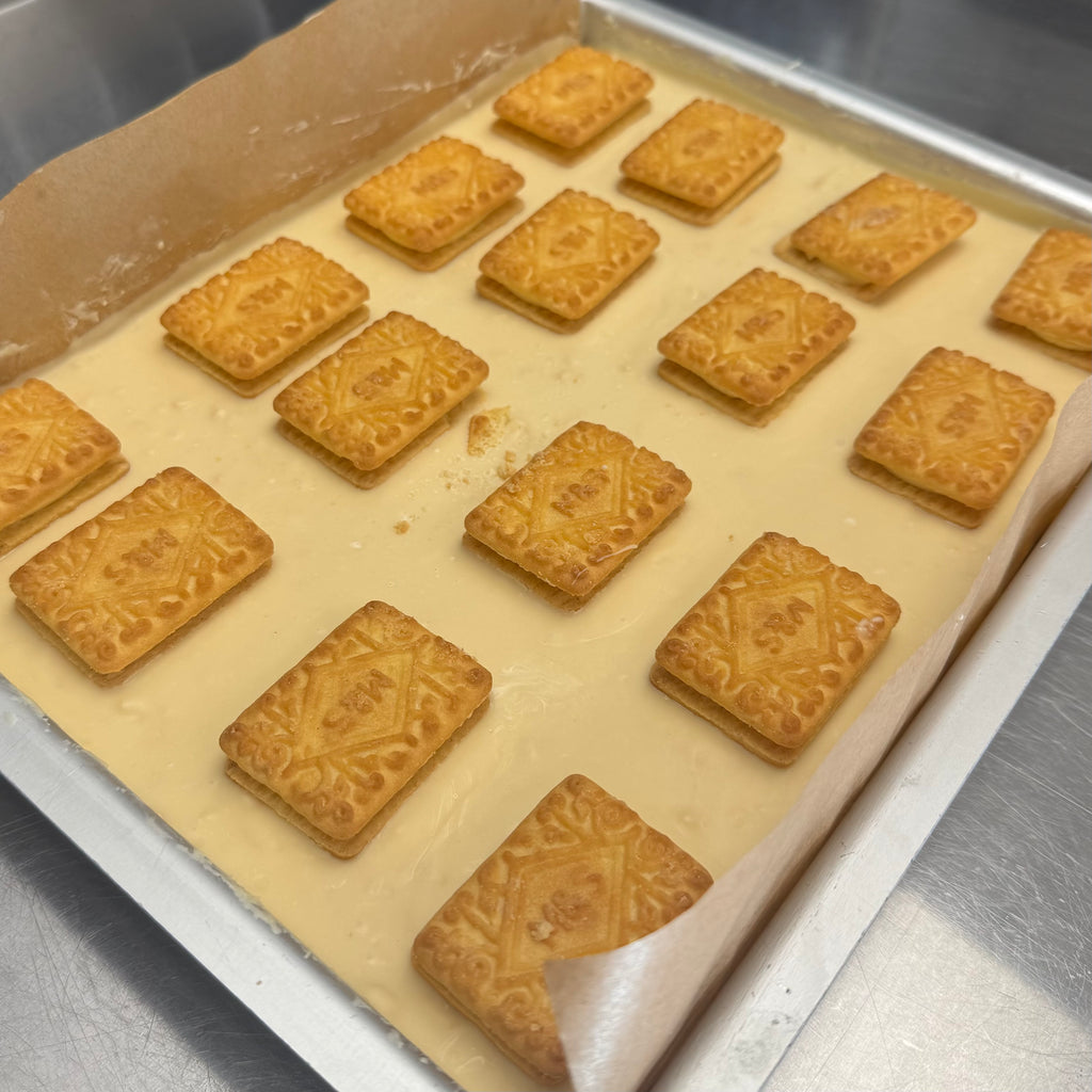 Custard Cream Crispy Cake Recipe