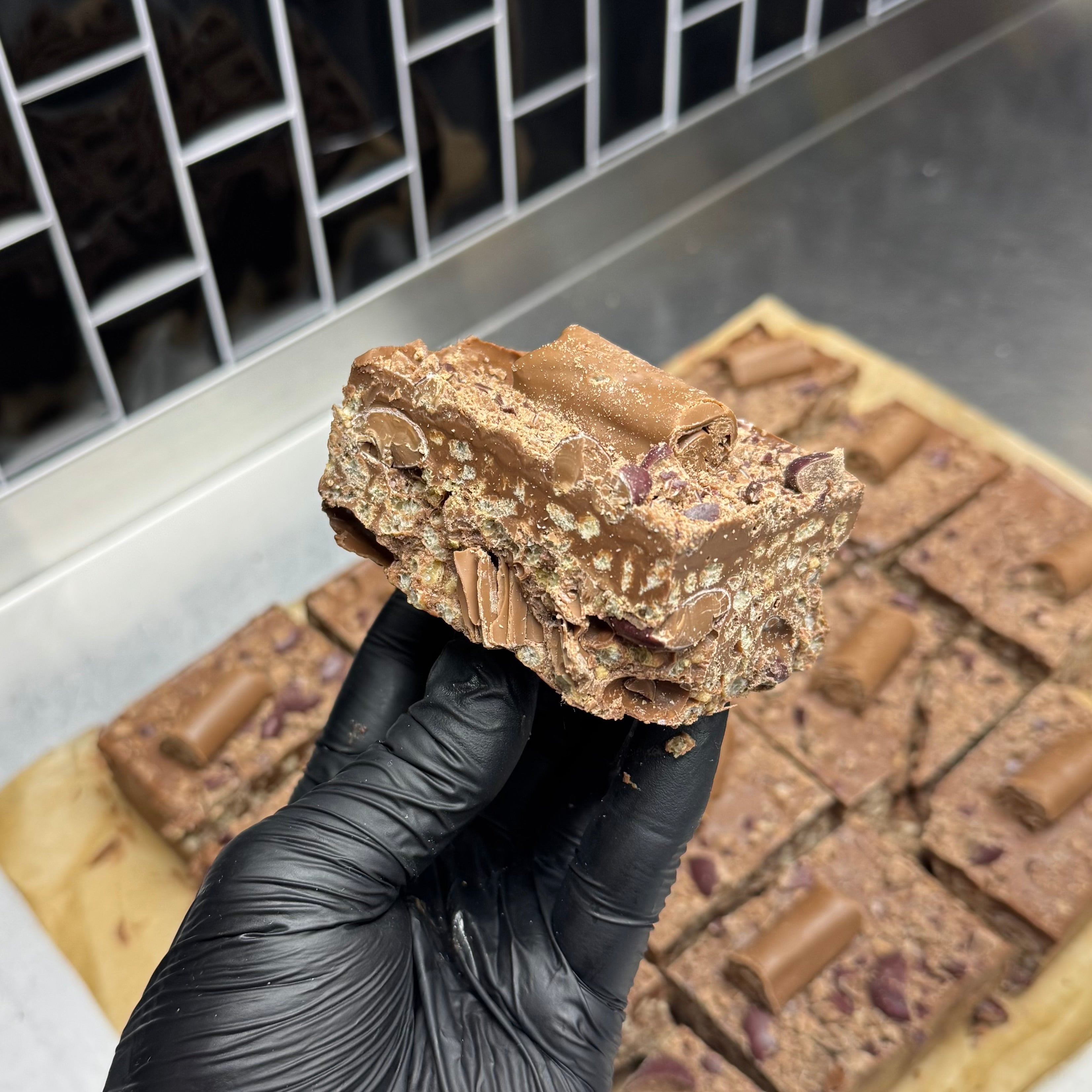 Galaxy Ripple and Minstrels Crispy Cake Recipe