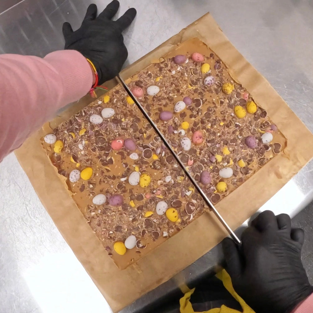 Biscoff Mini Egg Cornflake Cake Recipe