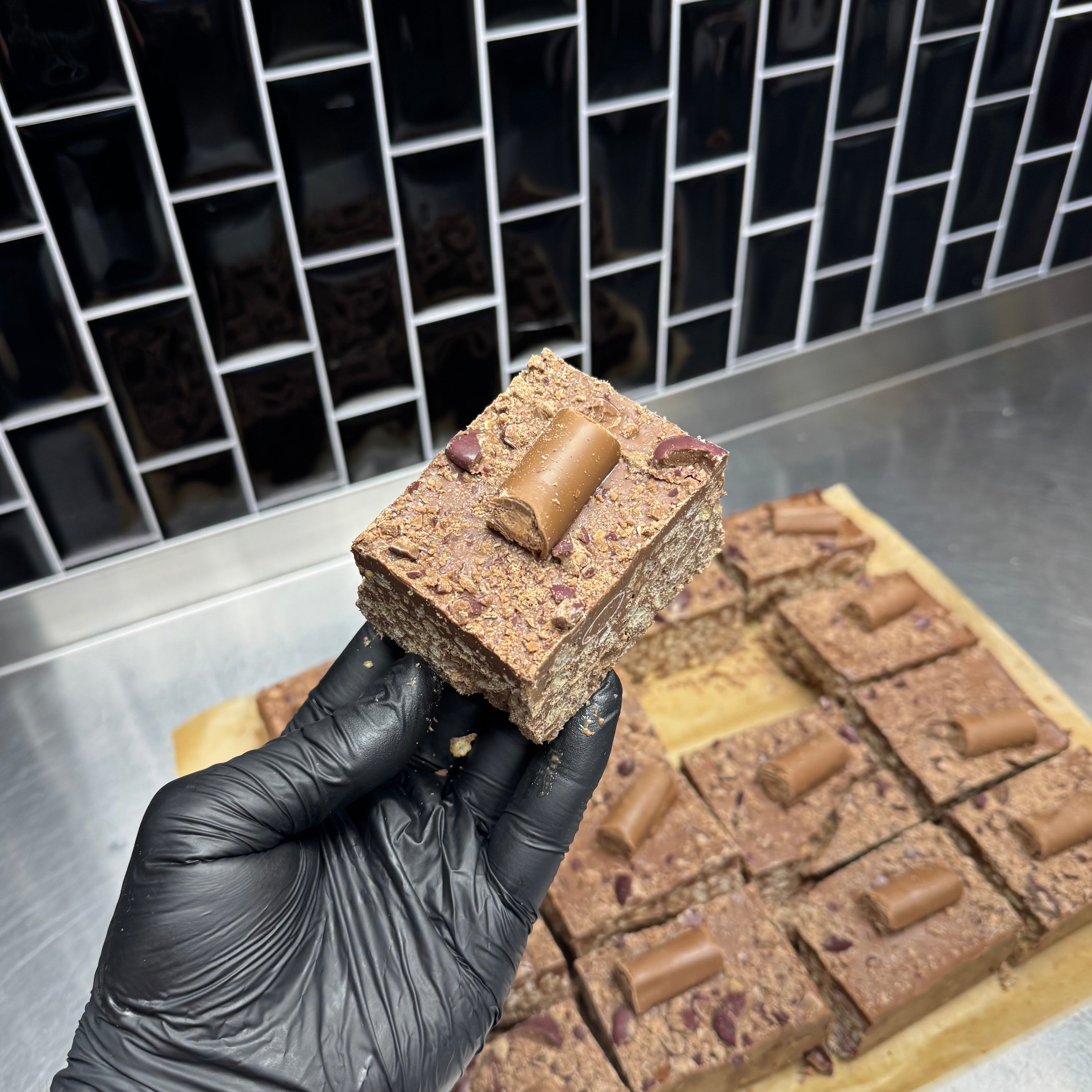 Galaxy Ripple and Minstrels Crispy Cake Recipe