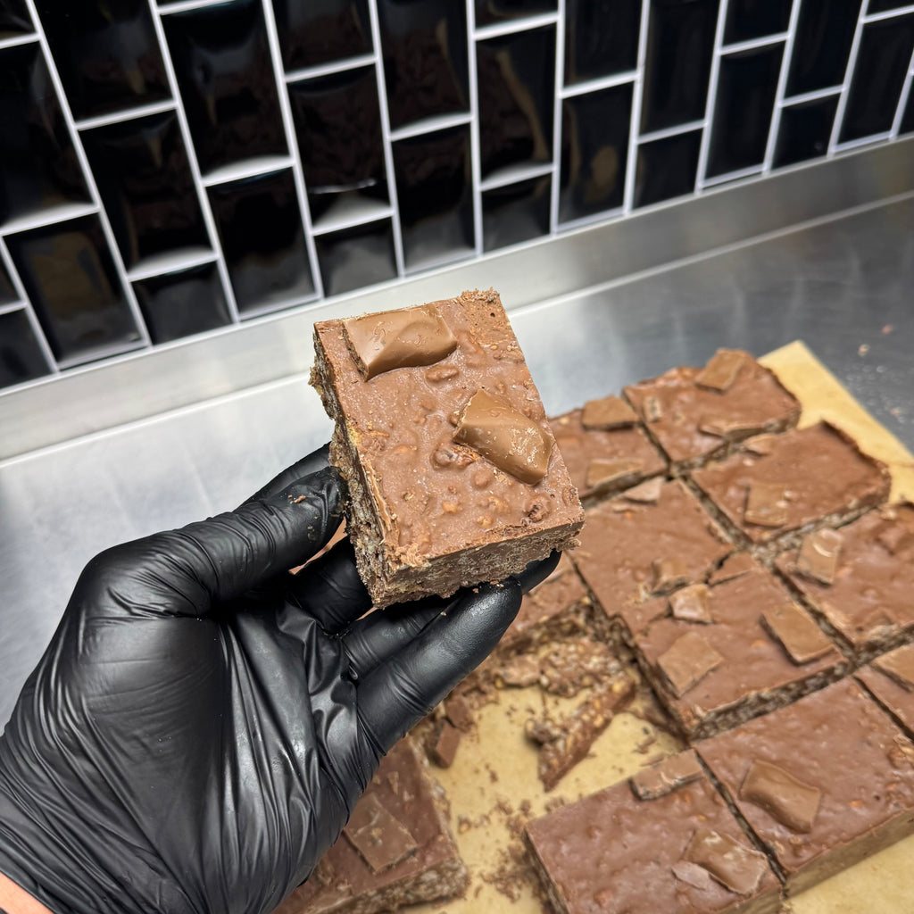 Galaxy Cookie Crumble Crispy Cake Recipe